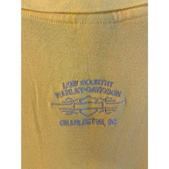 Harley Davison polo sleeveless top large - Picture 5 of 7